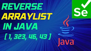 reverse an arraylist using collections framework