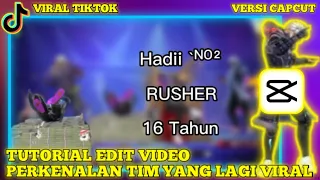 Download TUTORIAL EDIT VIDEO PERKENALAN TIM YANG LAGI VIRAL VERSI CAPCUT MP3