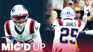 MIC D UP Marcus Jones Gets His First NFL Sack in Win Against Saints New England Patriots