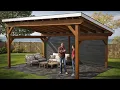 How to Build a 14x20 Lean to Pavilion