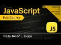 Master for-in for-of forEach map in JavaScript JavaScript Full Course 2025