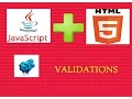 Learn how to validate HTML form with Javascript