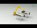 robotic arm simulation in solidworks pick and place application in solidworks