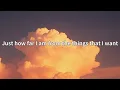 Kelsea Ballerini - I Sit In Parks (Lyrics)