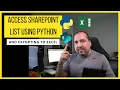 How To Access SharePoint List Using Python