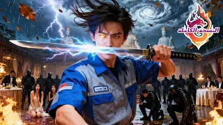 في الحفل سخر الجميع من ساعي البريد الفقير لكنهم لم يعرفوا أنه الإله الملك المخفي انهار الجميع 