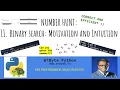 11 Number Hunt activity Motivation and intuitive explanation for the binary search algorithm