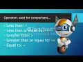 Relational Operators in Visual Basic