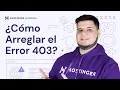 Como Arreglar el Error 403 WordPress