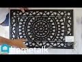 Garden Stepping Stones Pour concrete over a 10 Walmart doormat for this garden idea Hometalk