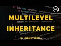 Multilevel Inheritance Inheritance in C Object Oriented Programming C BitOxygen Academy