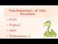 Python Basics Part 2 Data Structures Lists Tuples Sets Dictionaries English Language