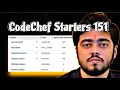 CODECHEF STARTERS 151