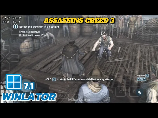 Winlator - Gameplay Assassin's Creed 3 - Windows