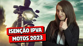 Isenção IPVA motos 2023! ????️