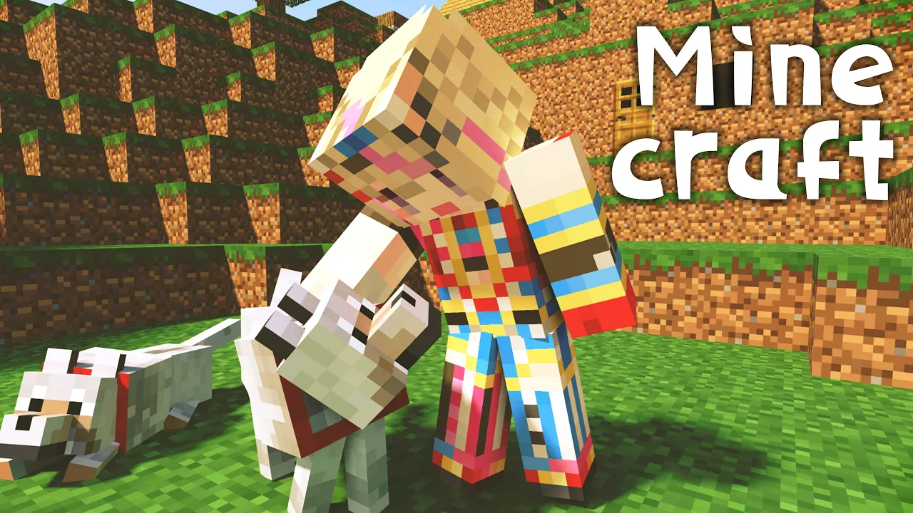 【Minecraft】資材あつめのまったりイクラ【尾丸ポルカ/ホロライブ】