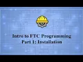 How to Code for FTC - Part 1 Installation