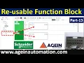 How to Create Re-usable Function Block in Machine Expert Basic Schneider M200 PLC