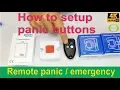How to set up wireless emergency panic buttons