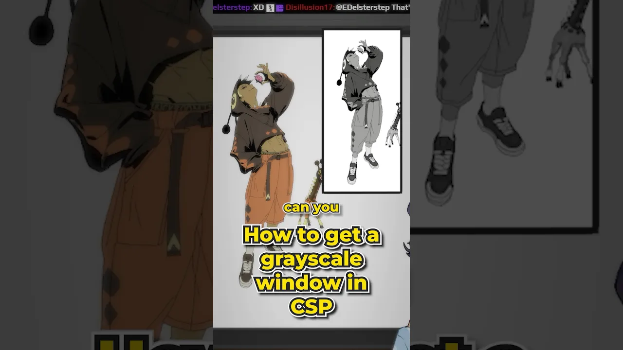 How to get a grayscale window of your canvas in CSP
