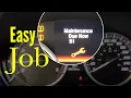 Acura MDX B1 Service and reset maintenance light