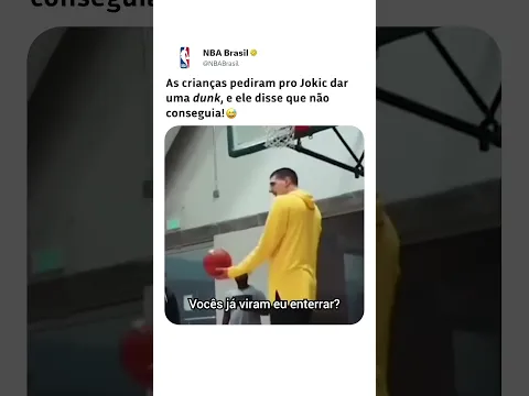 O Jokic é demais! KKKKKKKK #nba #basquete