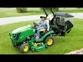 Sub-Compact Grass Catcher In Action Terra King TKV20