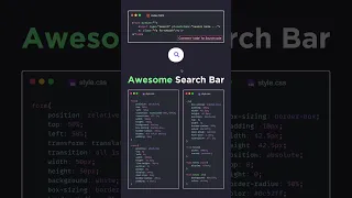 Search bar using html css js