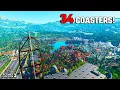 This 800 Hour Mega Resort Has 4 Theme Parks 10 Hotels Planet Coaster 2 Spotlight