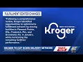 Kroger closing three fulfillment centers as it shifts to hybrid e-commerce model