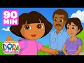 Lagu Dora the Explorer's Family \u0026 Friend Adventures! #2 💕 90 Minutes | Dora \u0026 Friends