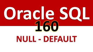 SQL for Beginners 160 NULL DEFAULT