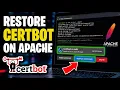 How to restore certbot for Apache on VPS - Easy Tutorial