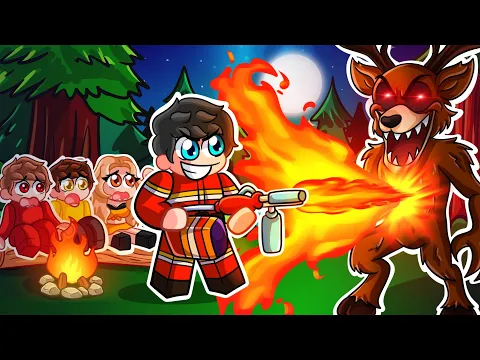 Video Thumbnail: Usé la Nueva Clase de BOMBERO Para Defender a Mis Amigos en Roblox