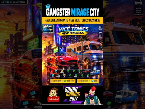 Halloween Update New Vice Tonics Business π± Gangstar Mirage City #shorts