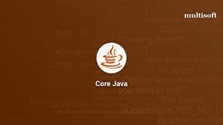 Core Java Online Certification Training Multisoft Virtual Academy