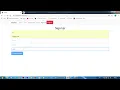 Angular Firebase App - Signup Page Login Page