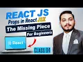Learn Props in React JS Passing Data Between Components Tutorial Urdu React Course Ch Usman