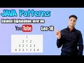 Advanced triangle number pattern programs in java