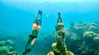 CRAZY UNDERWATER SCULPTURE PARK!