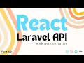 React full-stack CRUD app with Laravel 11 API with Authentication course 2024 Part