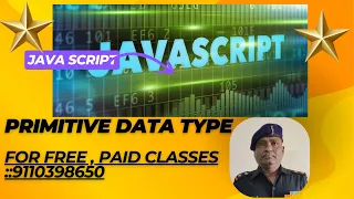 JAVASCRIPT PRIMITIVE DATA TYPE