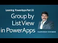 Group By List View in PowerApps using Nested Gallery Power Platform SharePoint Gallery