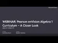 Savvas enVision Algebra 1 - A Deeper Look