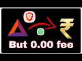 Wit raw BAT into bank with 0 00 network fee in India Brave browser wit rawal