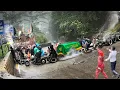 Download Lagu MERINDING !!! MENIT-MENIT MENGERIKAN, Vespa Modifikasi Ekstrim Tabrak Pembatas Jalan Sitinjau Lauik