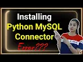 Installing Python MySQL Connector Connecting Python with MySQL Class 12 Lovejeet Mam