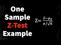 One Sample Z-Test Example