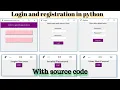 1 How to create login screen in python using tkinter 2020 hindi make registration screen example os