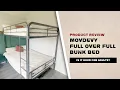 Can This Metal Bunk Bed Handle Adults Full Over Full Bunk Bed Review MOVDEVY